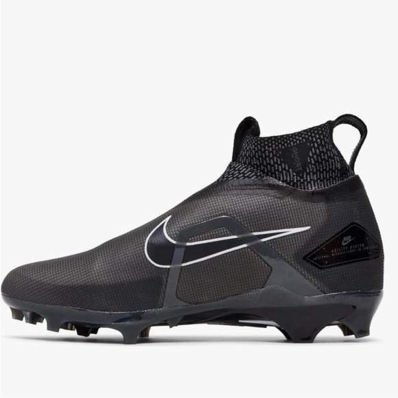 Nike Alpha Menace Elite Black-Iron Grey-White Men's Football NEW - Picture 3 of 7